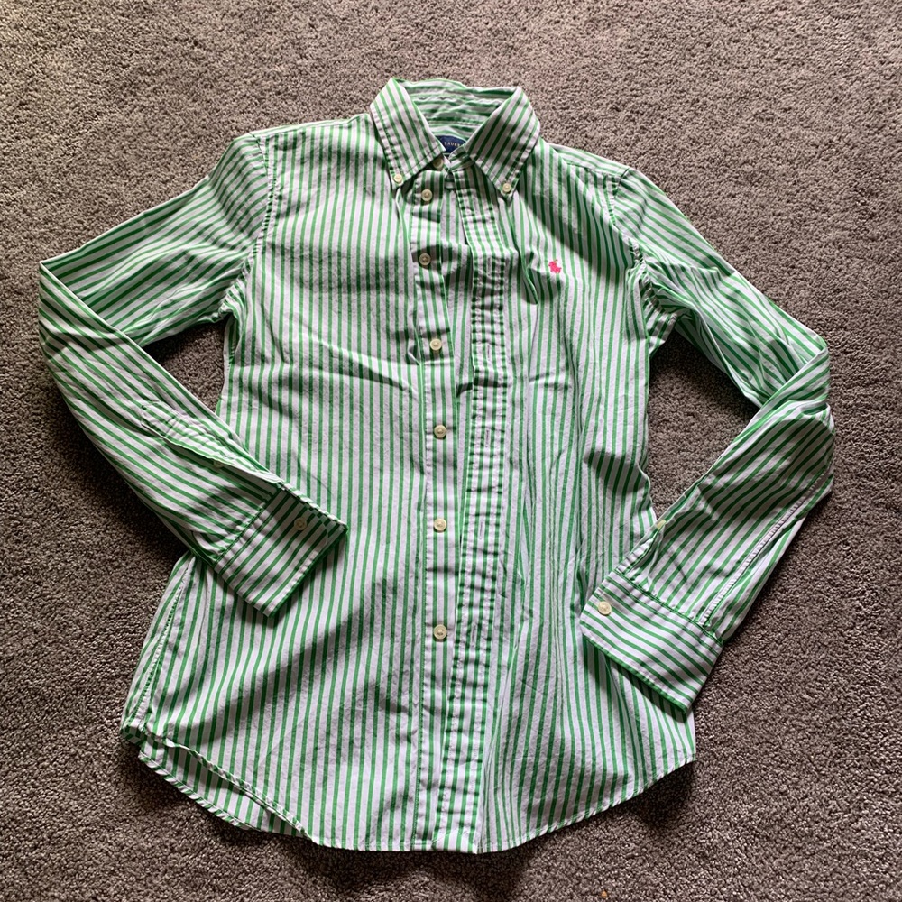 NWOT W Ralph Lauren Button Down 2